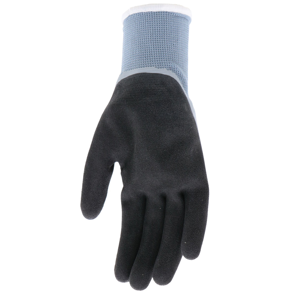 Tactile Dual-Layer Latex Coated Gloves, Boss, Women's, Medium/Large, Gray/Black - 5