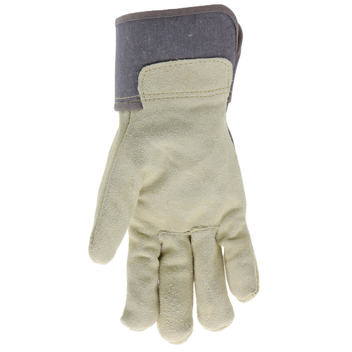 Guard Cowhide Leather Gloves, Boss, Safety Cuff, Women's, Medium/Large, Tan/Gray - 3
