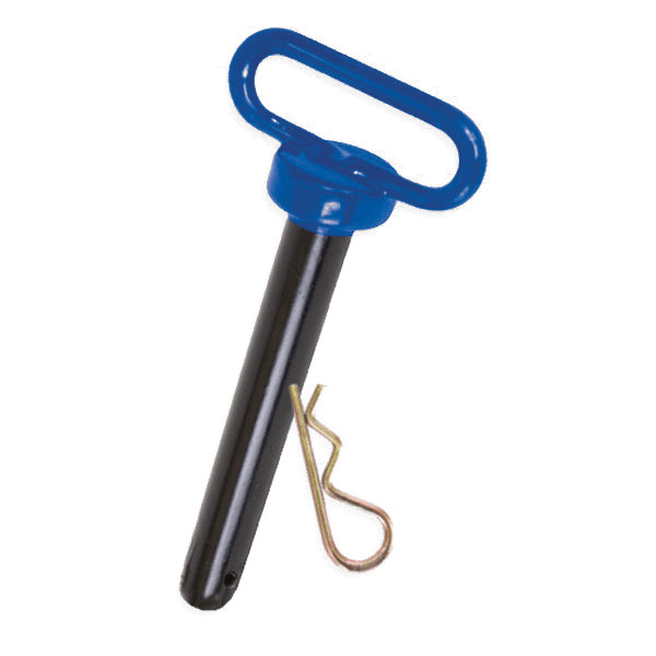 4008363 Hitch Pin, 7/8 in Dia Pin, 6-1/2 in L, 8 Grade, Steel/Vinyl, Vinyl-Coated