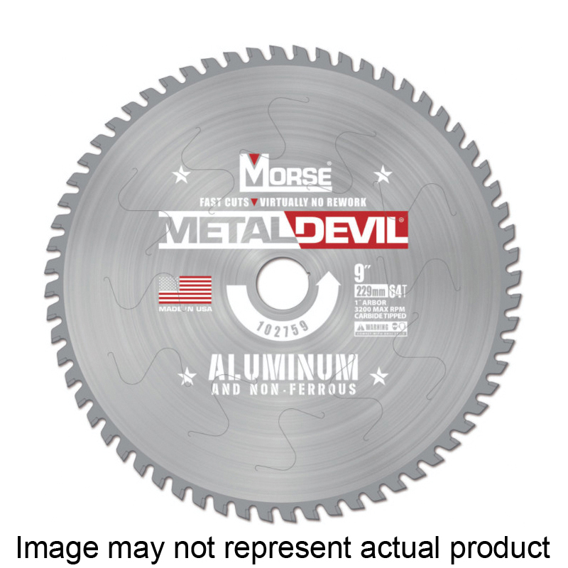 Metal Devil 102650 Circular Saw Blade, 7-1/4 in Dia, 5/8 in Arbor, 56-Teeth
