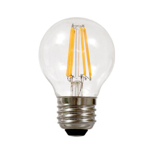 Natural 40851 LED Bulb, G16.5 Lamp, 60 W Equivalent, E26 Medium Lamp Base, Dimmable, Clear