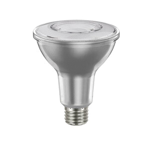 Natural 40912 LED Bulb, PAR30LN Lamp, 75 W Equivalent, E26 Medium Lamp Base, Dimmable, Silver