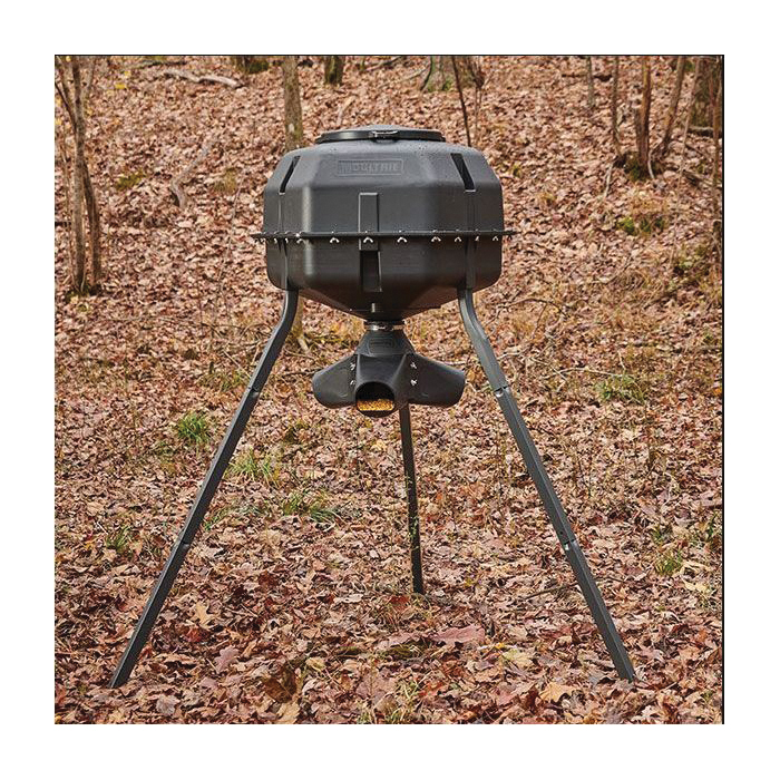 Moultrie MFG-15010 Deer Gravity Feeder, Gravity, 325 lb Hopper, Steel - 2