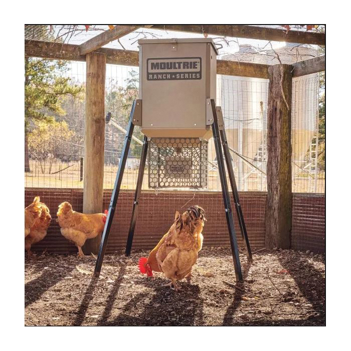 Moultrie Ranch Series MFG-15042 Broadcast Feeder, Battery, 300 lb Hopper, 10 Feed Times, Metal - 3