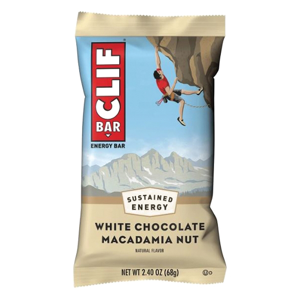CLIF 0913346 Energy Bar, White Chocolate Macadamia Nut, 2.4 oz
