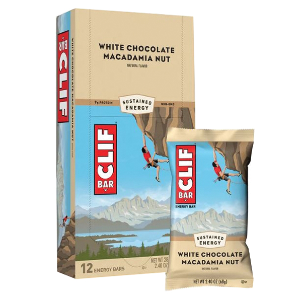 CLIF 0913346 Energy Bar, White Chocolate Macadamia Nut, 2.4 oz