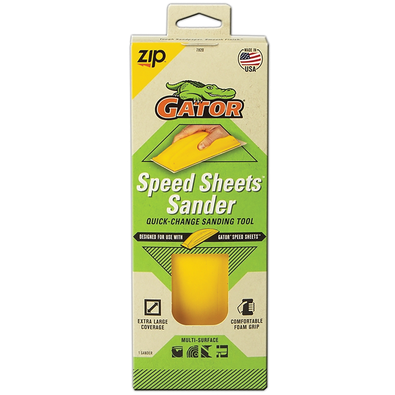 7820 Hook and Loop Hand Sanding Block, Coarse, Fine, Medium, Aluminum Oxide Abrasive