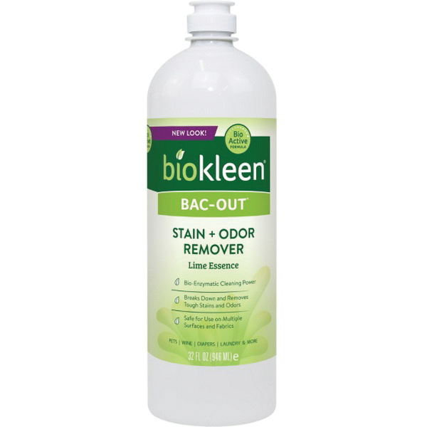 bioKleen Bac-Out B00032A Stain and Odor Remover, 32 oz, Liquid
