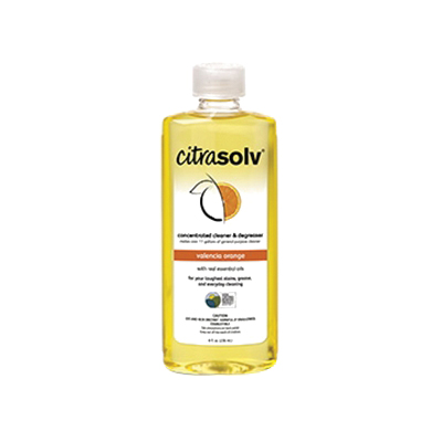 CS812 Concentrated Cleaner and Degreaser, 8 oz, Liquid, Citrus, Clear Orange/Yellow
