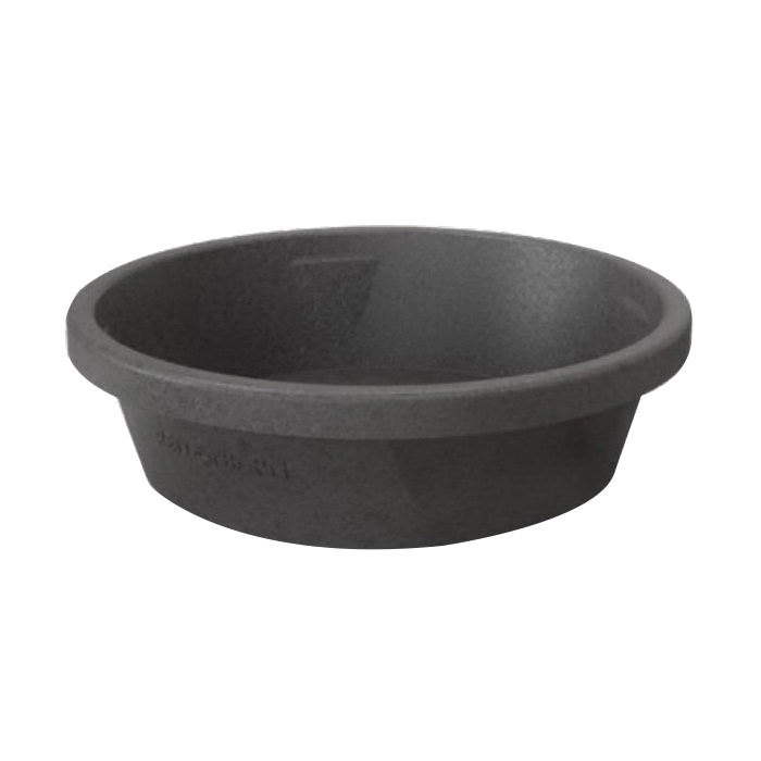 5600106 Flexible Feed Pan, 6.5 gal, Rubber, Black