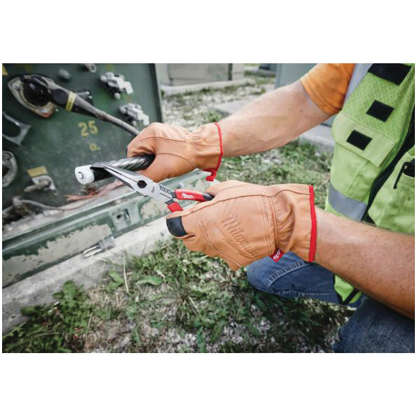 Milwaukee MT555 Nose Pliers, 8.46 in OAL, 2.7 in Jaw Opening, 0.11 in W Tip - 5