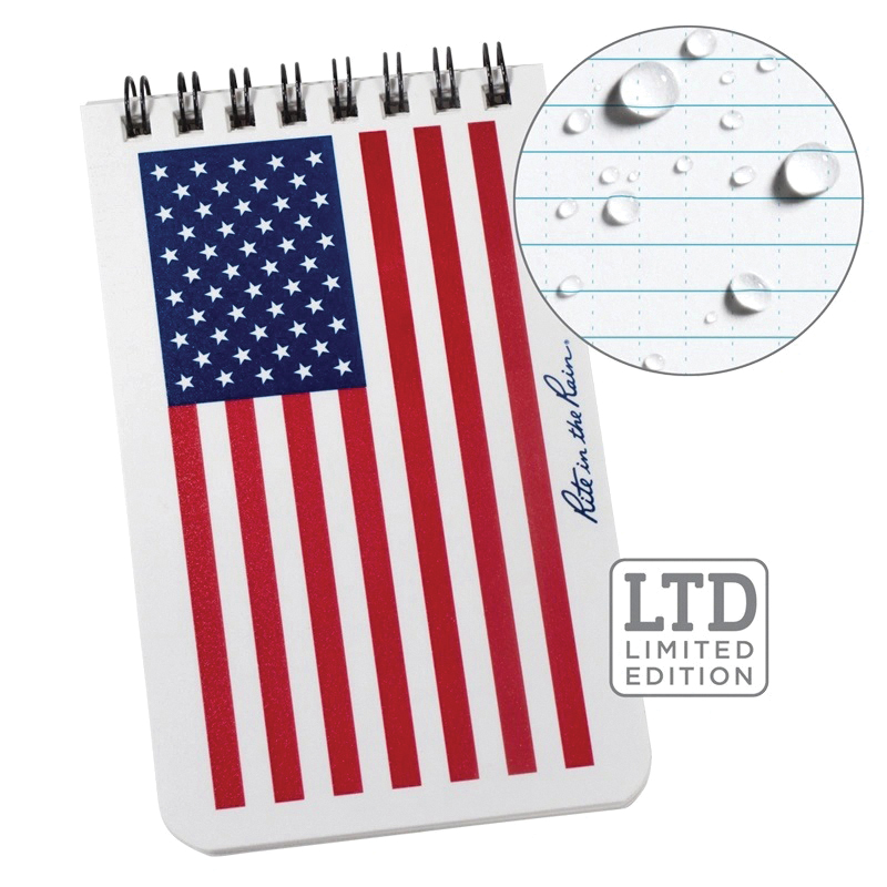 All Weather Pocket Notebook, Rite in the Rain, Flag - 1