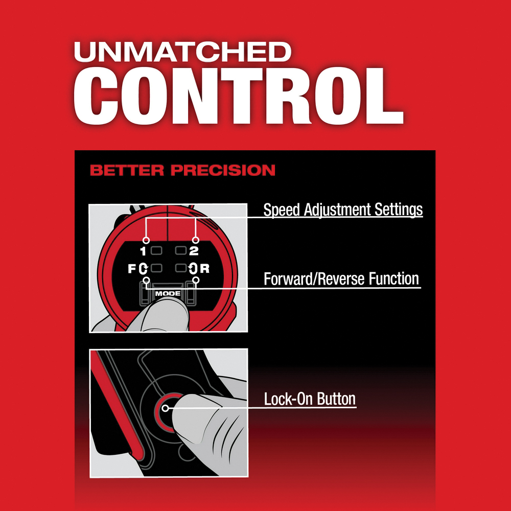M12 FUEL Series Bandfile, Milwaukee, Tool Only, 12 V, 18 in L x 1/2 in W Belt, 1800, 3600 fpm Speed, Sanding Belt - 5