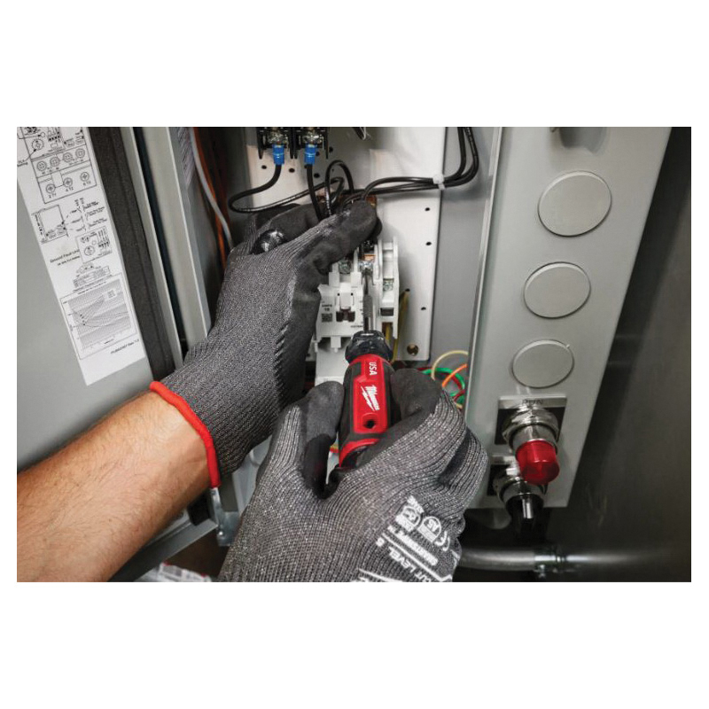 Milwaukee MT215 Screwdriver, #1 Drive, ECX Drive, 8.3 in OAL, 4 in L Shank, Acetate Handle, Cushion-Grip Handle - 3