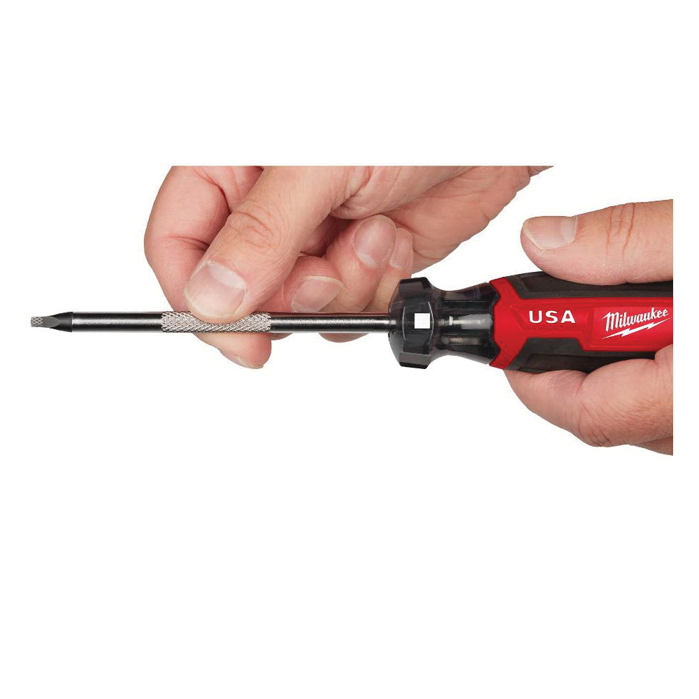 Milwaukee MT217 Screwdriver, #1 Drive, Square Drive, 6.7 in OAL, 3 in L Shank, Acetate Handle, Cushion-Grip Handle - 3