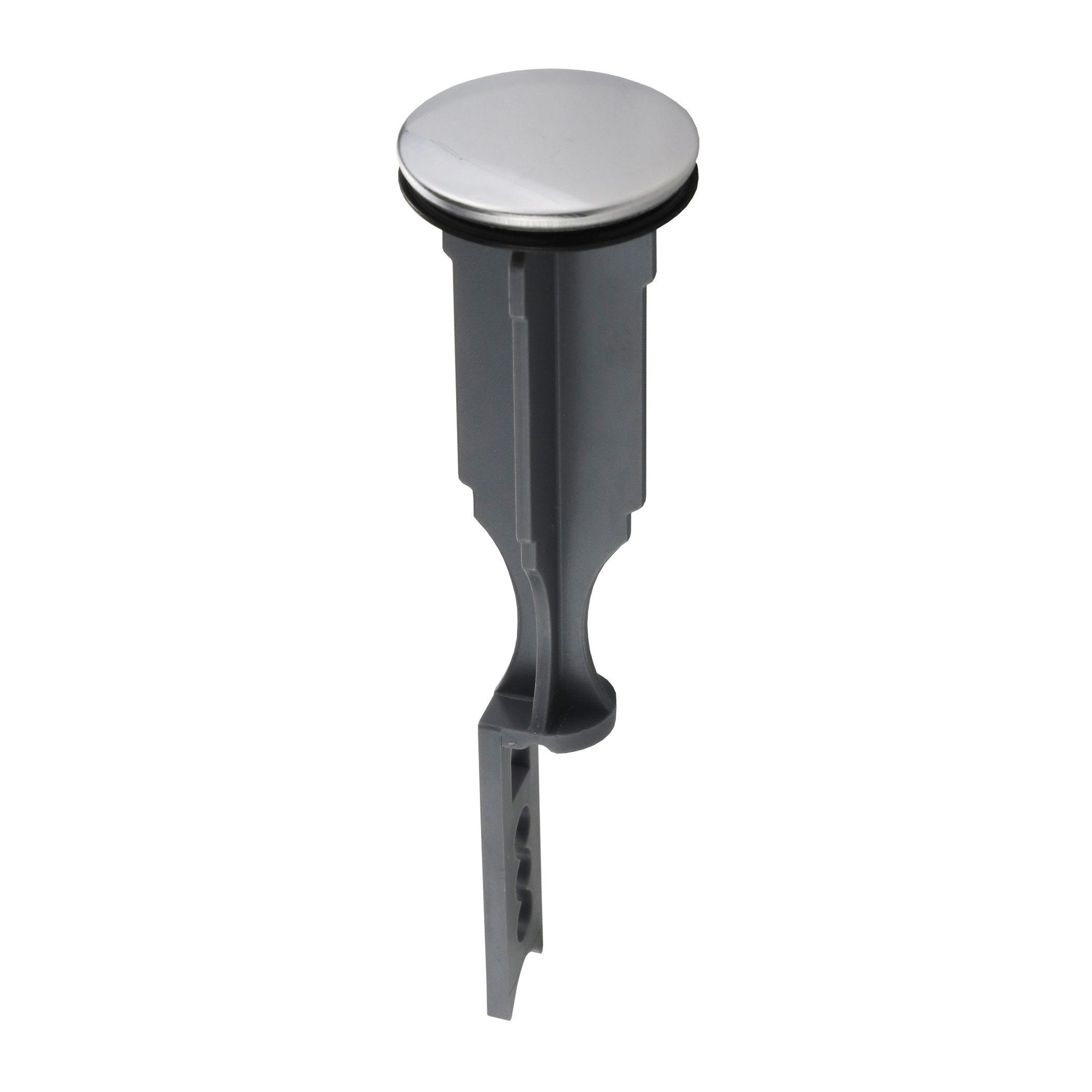 11041 Pop-Up Sink Stopper, Pop-Up, Plastic, Chrome