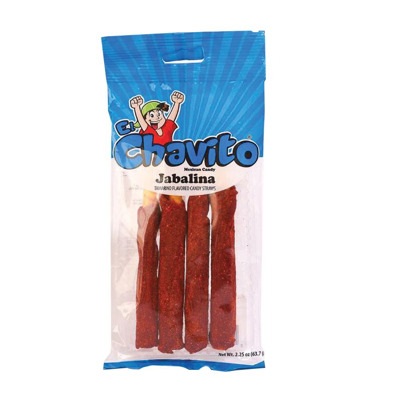 El Chavito 1030105 El Chavito 1030105 Jabalina Candy Straw, Tamarind, 2.25 oz - 1