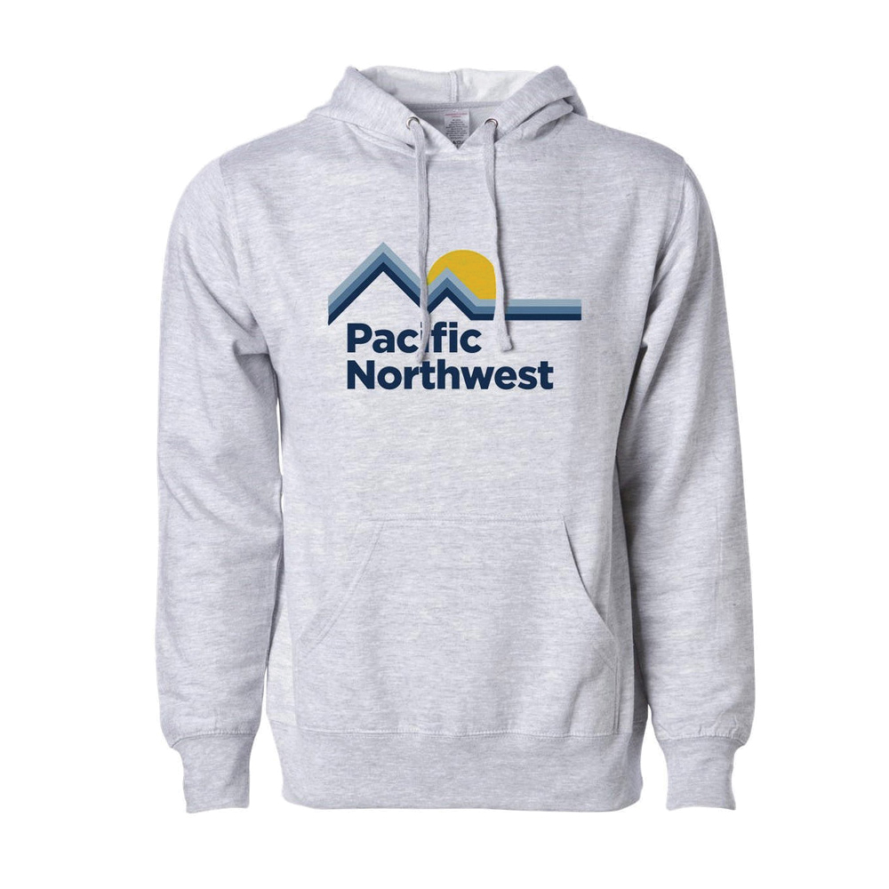 Northwest Vibes C109-M Sweatshirt, M, Cotton/Polyester, Gray, Hooded - 2