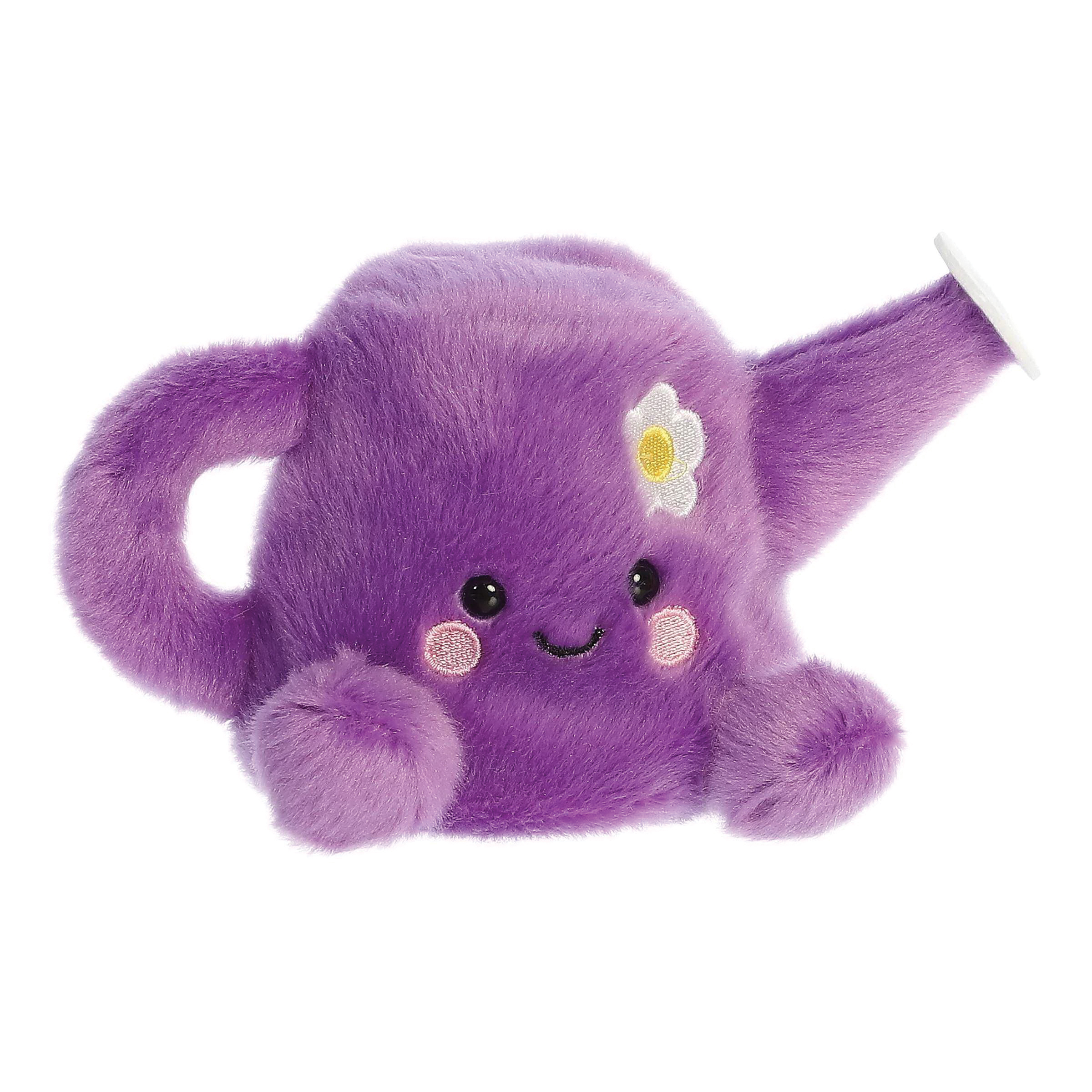 Aurora Palm Pals Series 33796 Flo Watering Can Soft Toy, 5 in, 3 to 13 years and Up, Plastic, Purple - 2