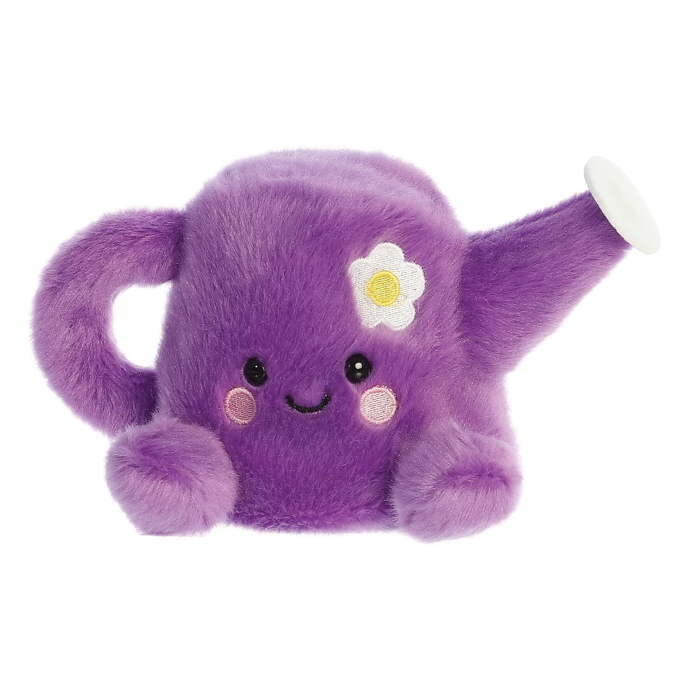 Aurora Palm Pals Series 33796 Flo Watering Can Soft Toy, 5 in, 3 to 13 years and Up, Plastic, Purple - 5