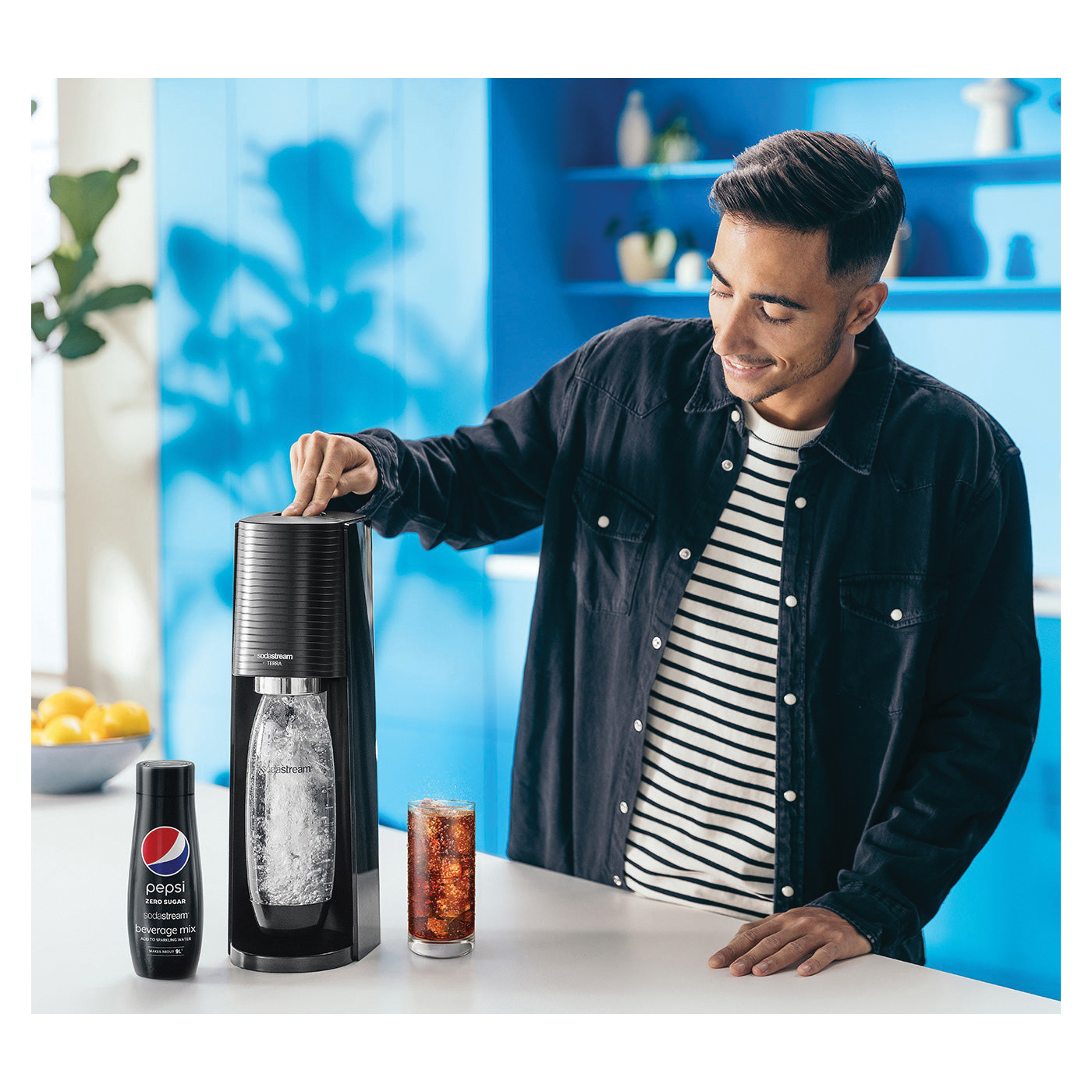 Sodastream Pepsi Zero Sugar Series 1924202010 Soda Mix, Liquid, Pepsi, 440 mL Bottle - 3