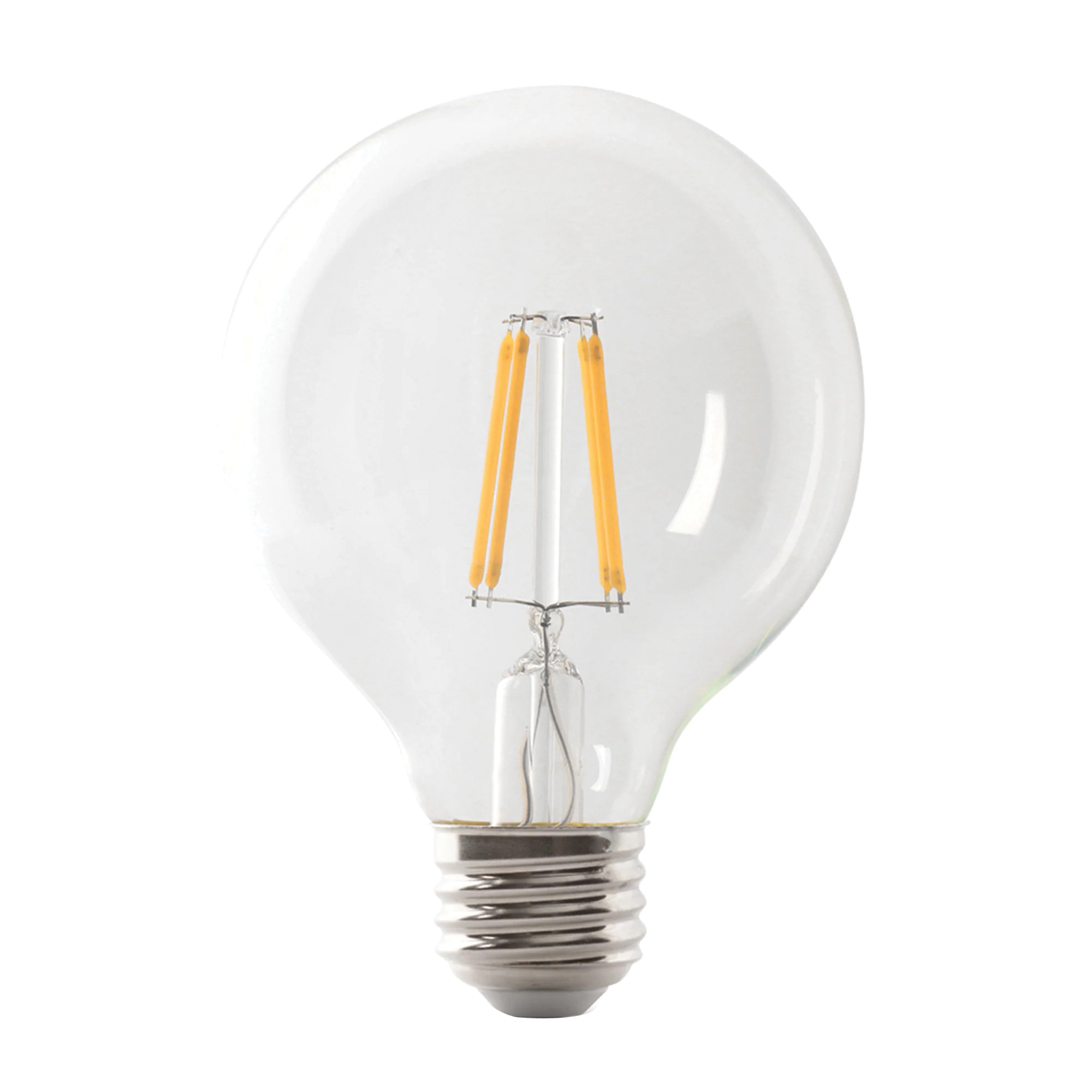BPG25100/927CA/FIL LED Bulb, Globe Filament, G25 Lamp, E26 Lamp Base, Clear, Soft White Light