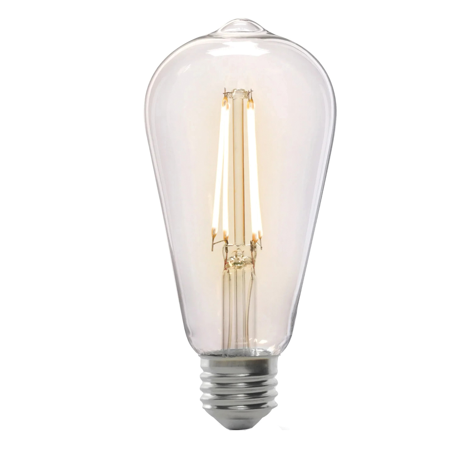 ST19CL927CA/DD/FILED Dusk-to-Dawn Filament LED Bulb, Straight Tubular, ST19 Lamp, E26 Lamp Base