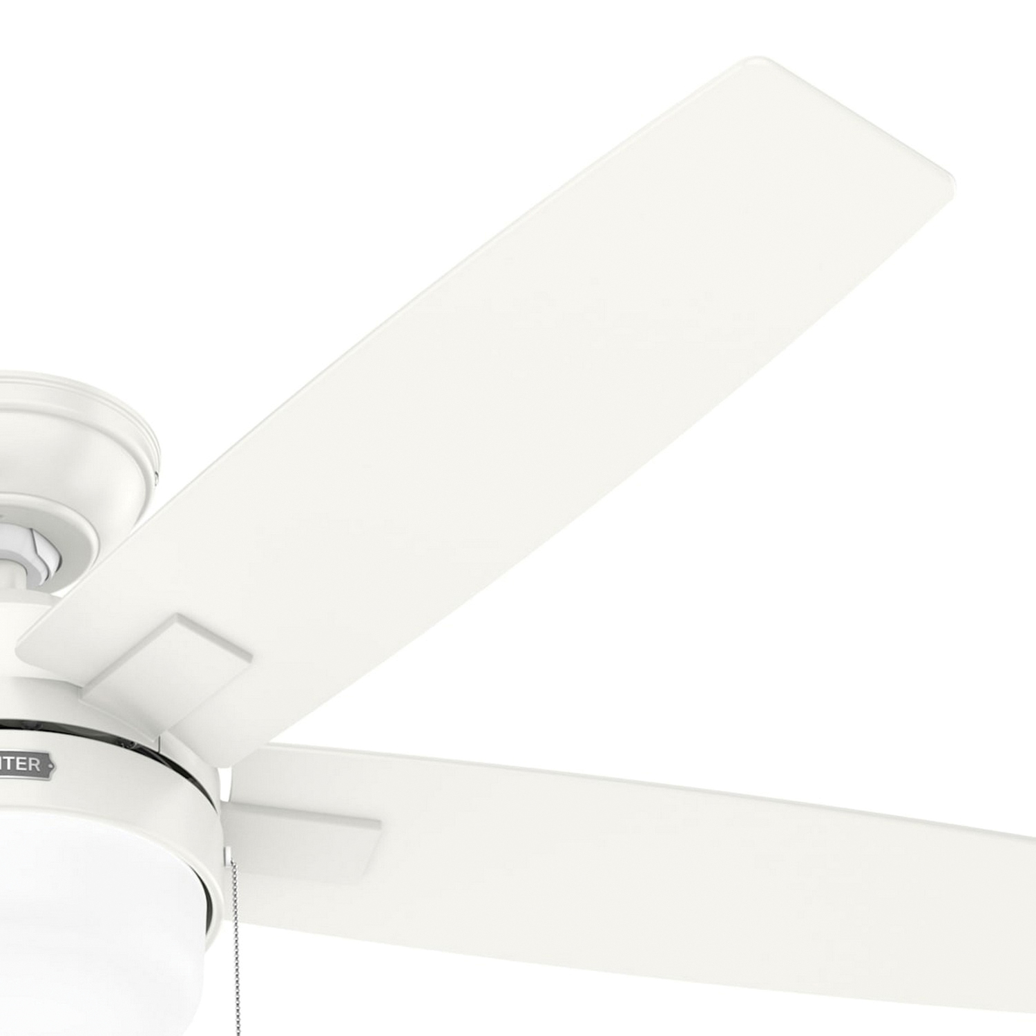 Anisten Indoor Ceiling Fan, Hunter, 52 in Dia, White - 2