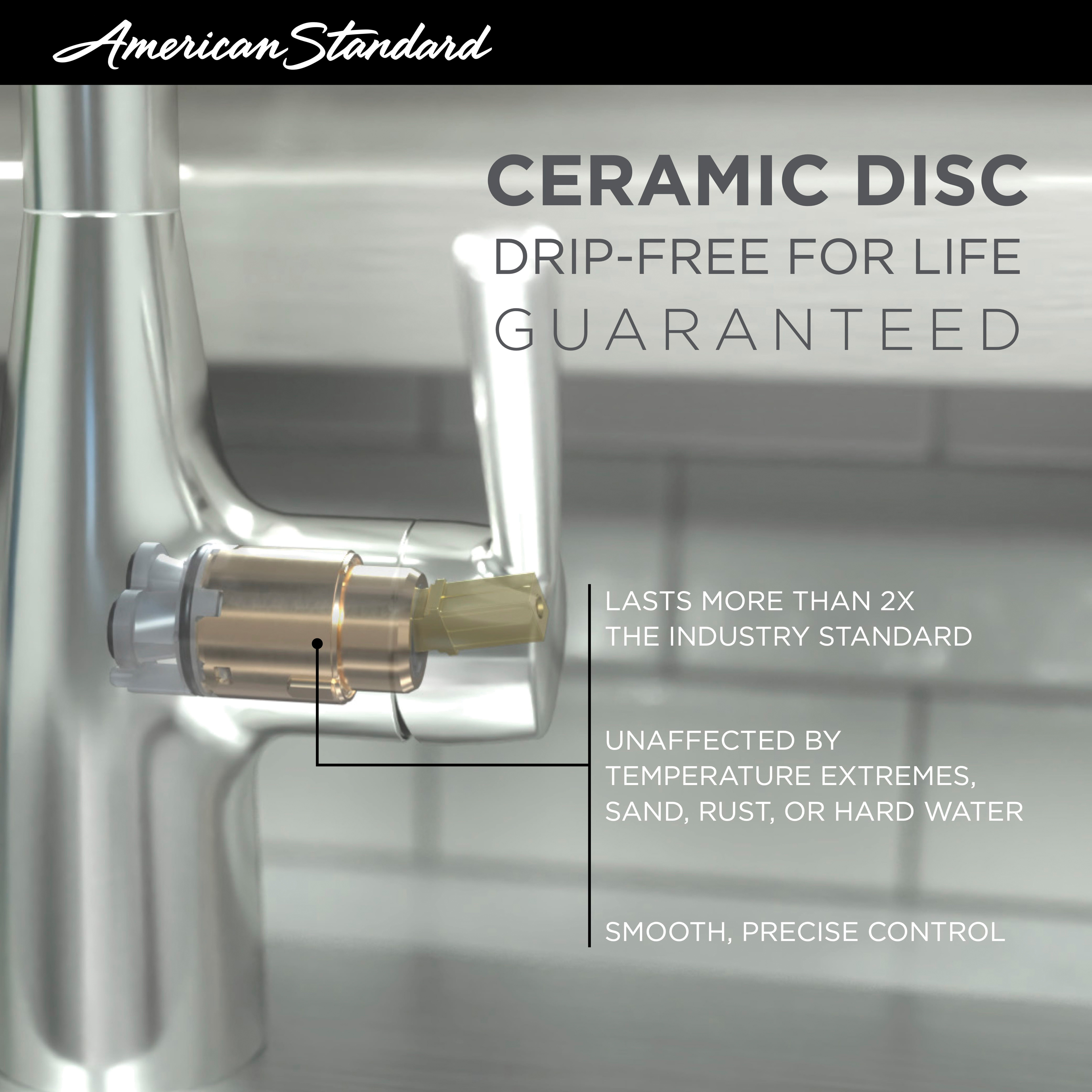 Colony Pro Kitchen Faucet, American Standard, 2-Handle, Polished Chrome - 2