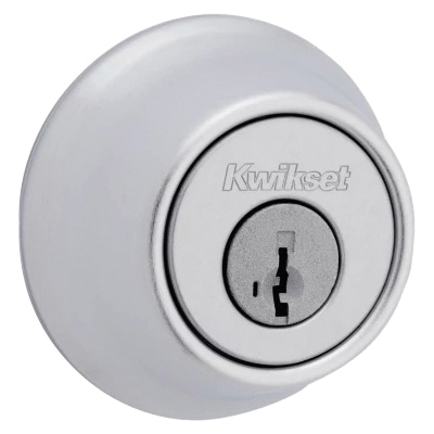 665 Series 665 26D SMT Deadbolt, 3 Grade, Keyed Key, Zinc, Satin Chrome, 2-3/8, 2-3/4 in Backset