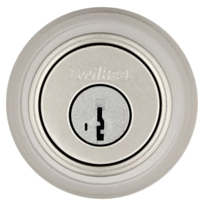 Kwikset 665 Series 665 15 SMT Deadbolt, 3 Grade, Keyed Key, Zinc, Satin Nickel, 2-3/8, 2-3/4 in Backset