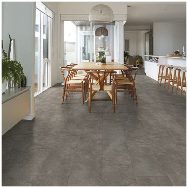 Shaw Floors Paragon Tile Plus Resilient Residential Series 1022V-05131 Flooring Tile, 24 in L Tile, 12 in W Tile - 3
