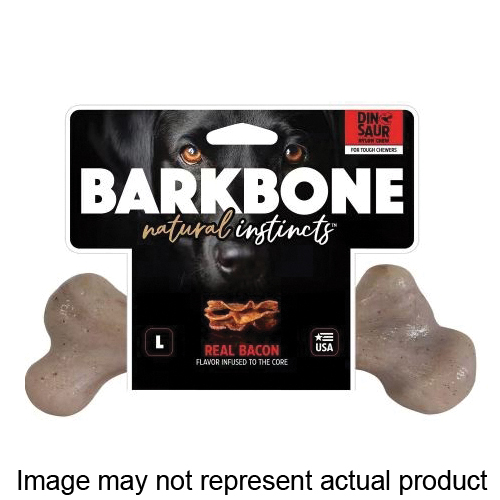 BarkBone Natural Instincts 36026 Dog Toy, Beast, Real Bacon, Chew, Nylon
