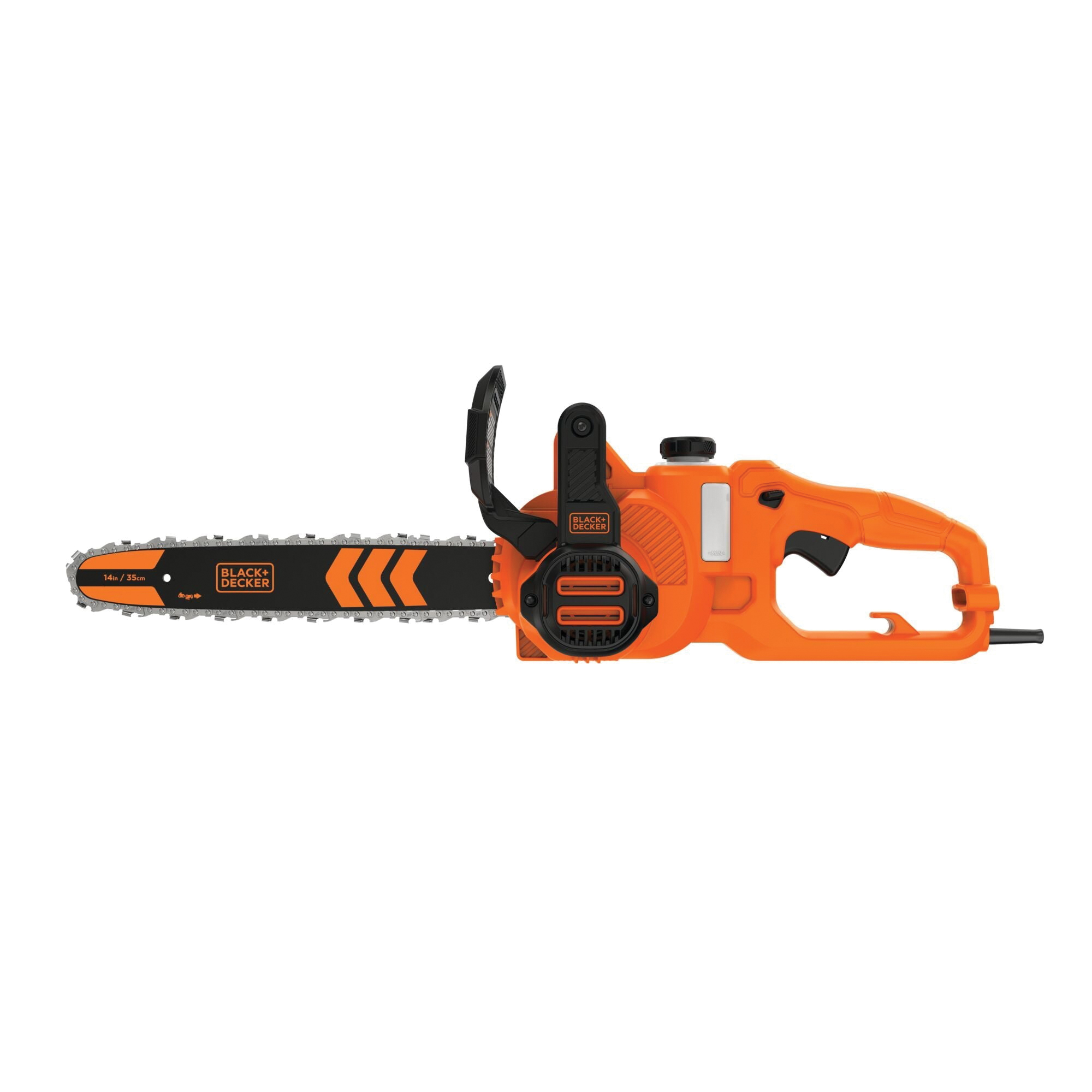 Black+Decker BECS600 Electric Chainsaw, 8 A, 14 in L Bar/Chain