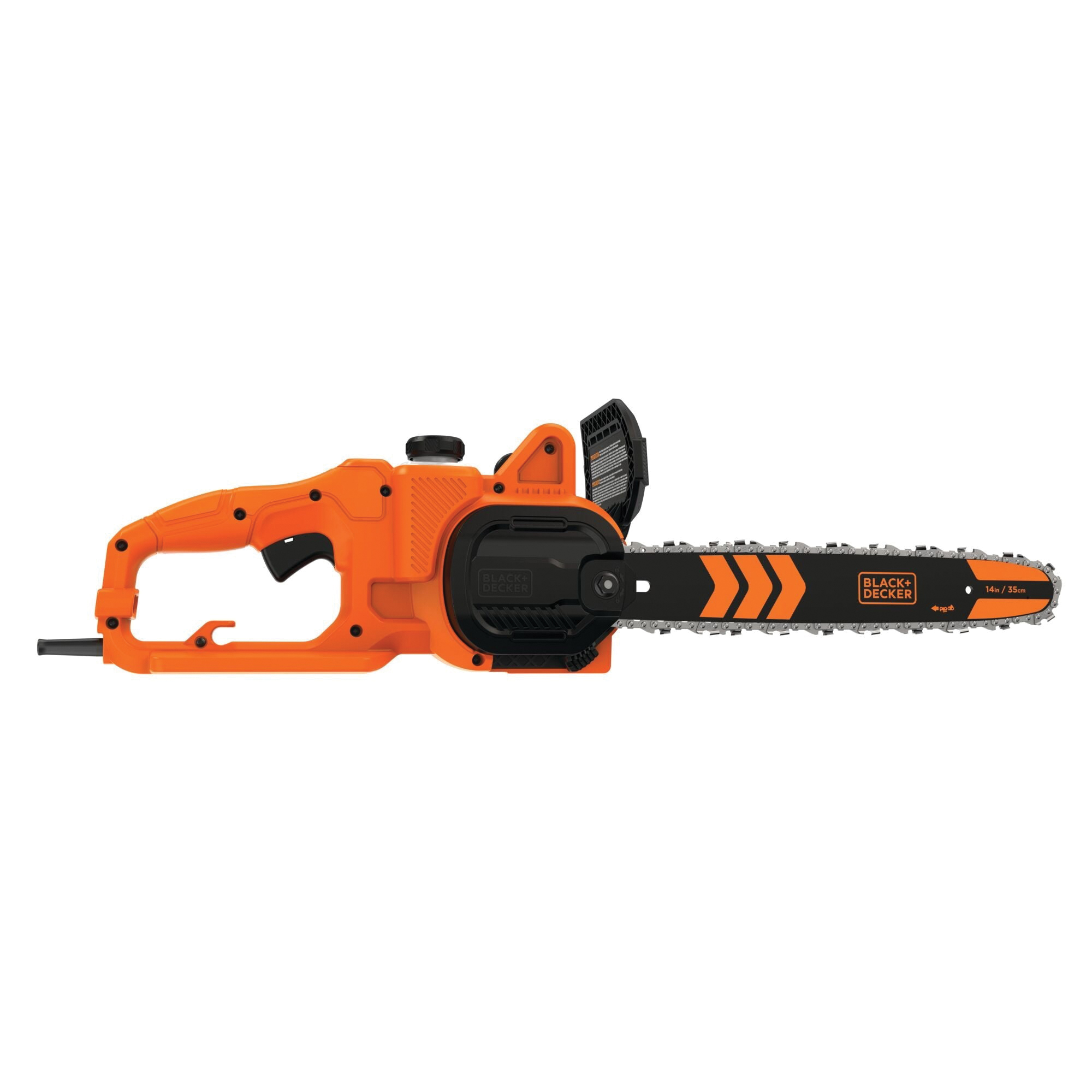Black+Decker BECS600 Electric Chainsaw, 8 A, 14 in L Bar/Chain