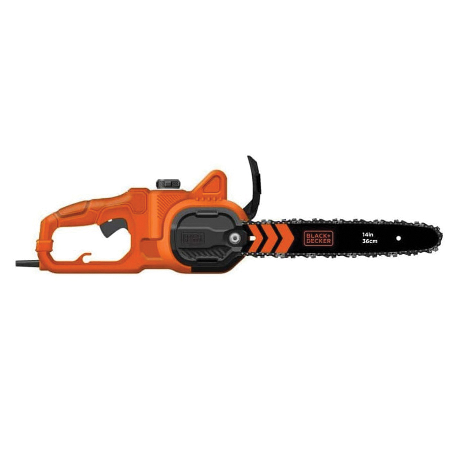 Black+Decker BECS600 Electric Chainsaw, 8 A, 14 in L Bar/Chain