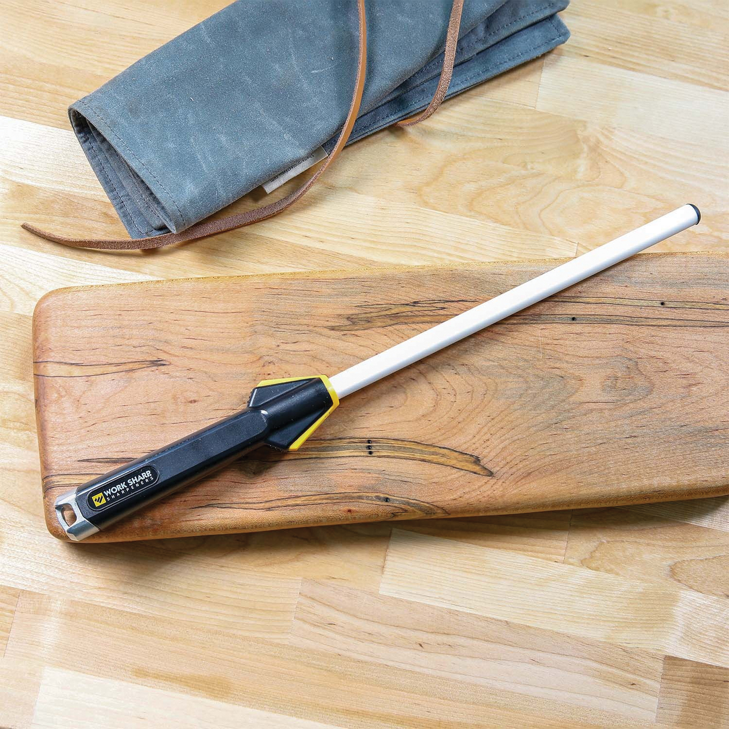 Work Sharp WSKTNCHR Kitchen Knife Honing Rod, Ceramic Abrasive - 3