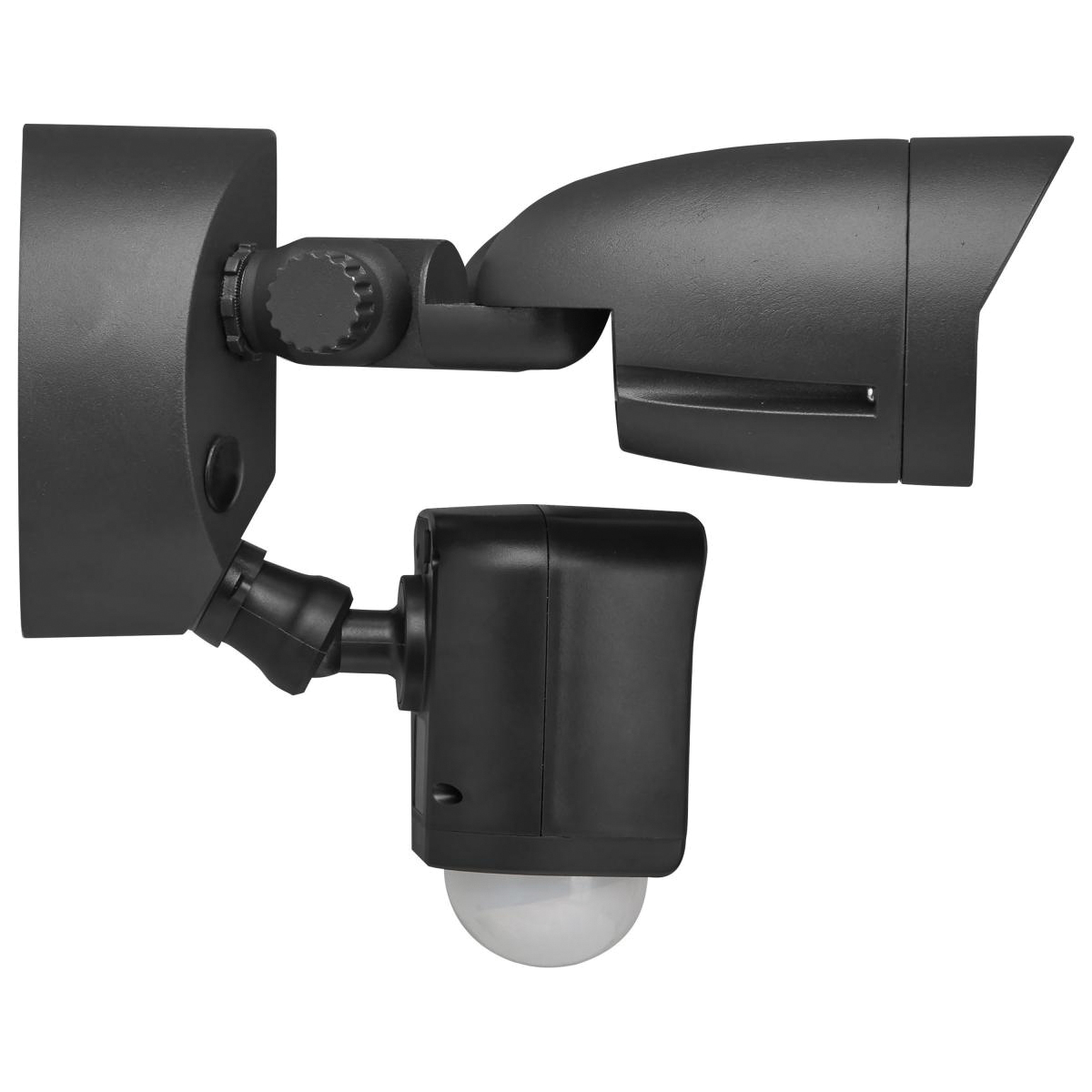 Security Camera with Light, Satco, 150 deg View, 1080p Resolution, 1900 Lumens, 3000 Kelvin, Black - 3