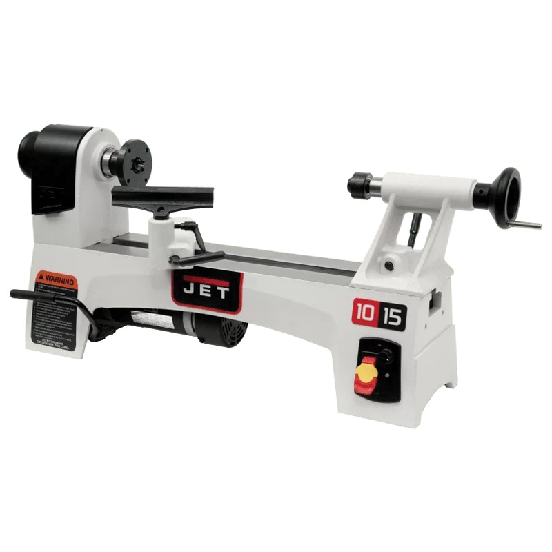 Jet Wood Lathe, Jet Tools, Variable Speed, 10 in Swing Over Bed, 4 A, 1/2 HP - 1