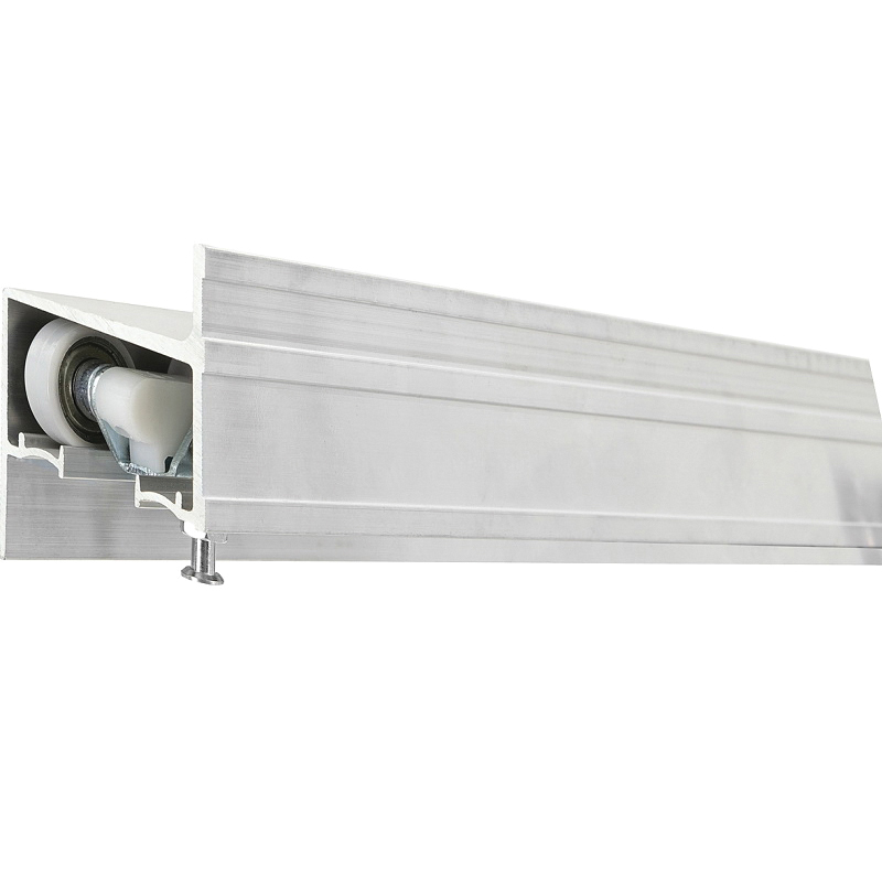 Renin AW0162F-07200-ALBB Hardware and Track Set, 72 in L Track, Aluminum, Wall, For: 1 to 1-3/4 in THK Sliding Door - 2