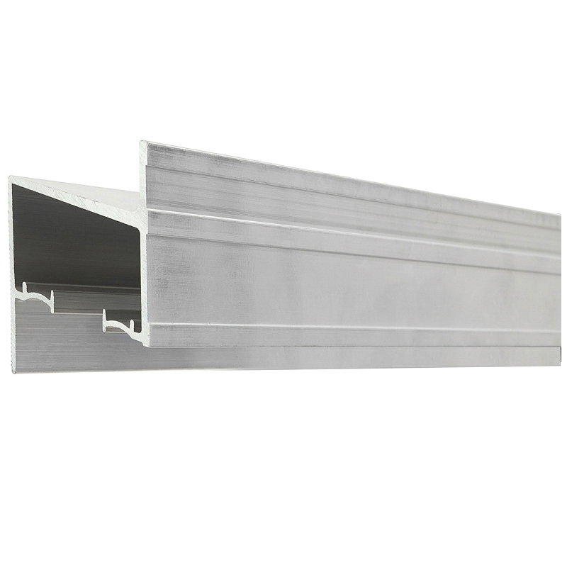 Renin AW0162F-07200-ALBB Hardware and Track Set, 72 in L Track, Aluminum, Wall, For: 1 to 1-3/4 in THK Sliding Door - 3