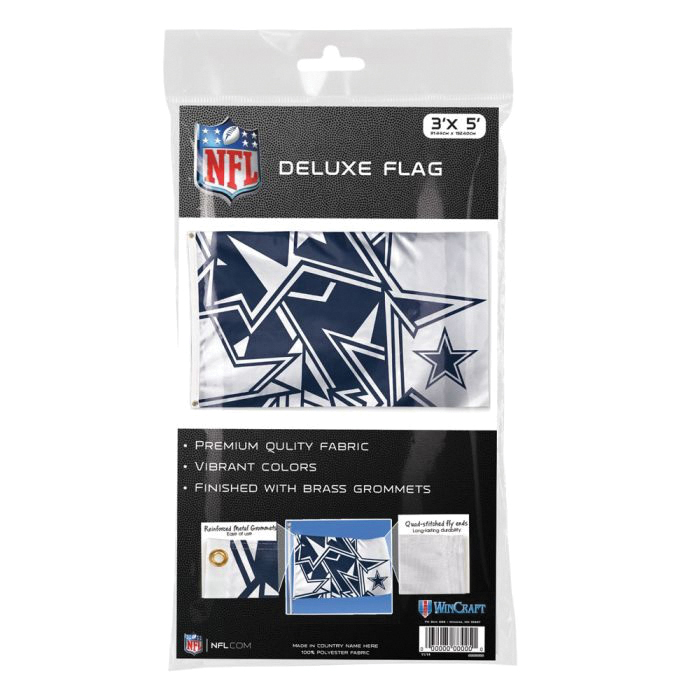 Wincraft 01825115 Deluxe Flag, 5 ft L, 3 ft W, SEATTLE SEAHAWKS, Fabric - 2