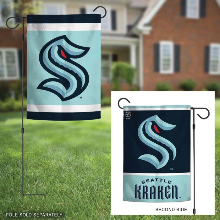 Wincraft 20209319 Two-Sided Flag, 18 in L, 12-1/2 in W, SEATTLE KRAKEN - 2