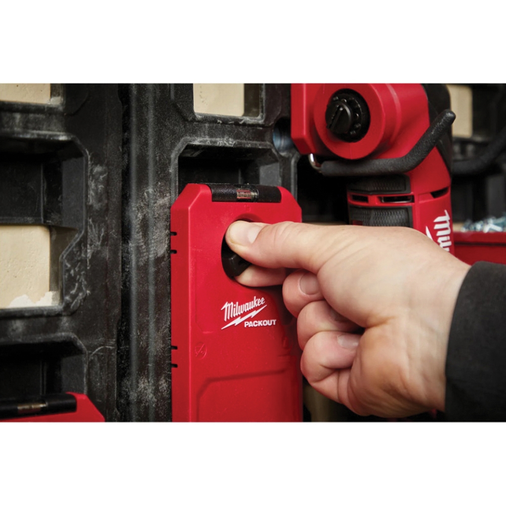 Milwaukee PACKOUT 48-22-8329 7-Hook Rack, 25 lb, 9-1/2 in W, 3-1/2 in H, 3 in L - 5