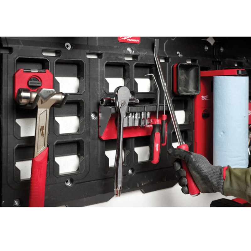 Milwaukee PACKOUT 48-22-8346 Magnetic Rack, 9-1/2 in W, 3-1/2 in H, 4 in L - 4