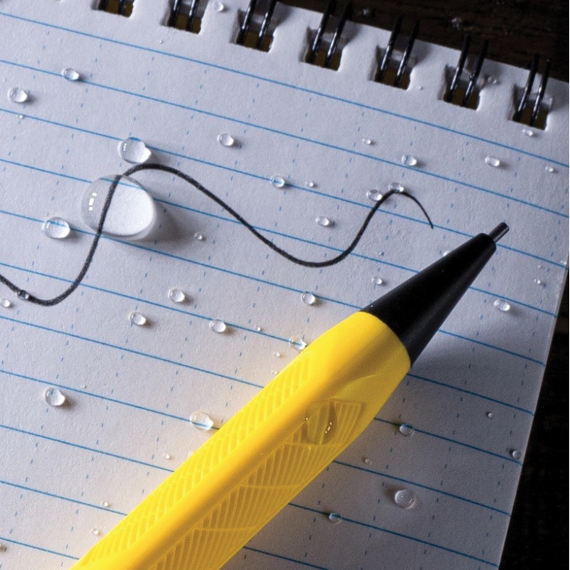 Rite in the Rain YE15 Work-Ready Mechanical Pencil, 1.3 mm Tip, 5-7/8 in L, Aluminum/Plastic Barrel, Yellow Barrel - 3