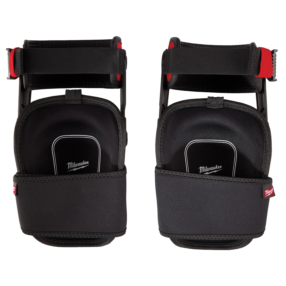 Stabilizer Gel Knee Pad, Milwaukee, with Thigh Pivot, Polymer Cap, Foam/Gel Pad, Button and Buckle Double Straps - 3