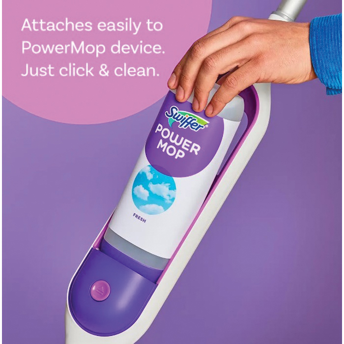 Powermop Floor Cleaner, Swiffer, 25 oz, Liquid, Fresh, Clear - 2