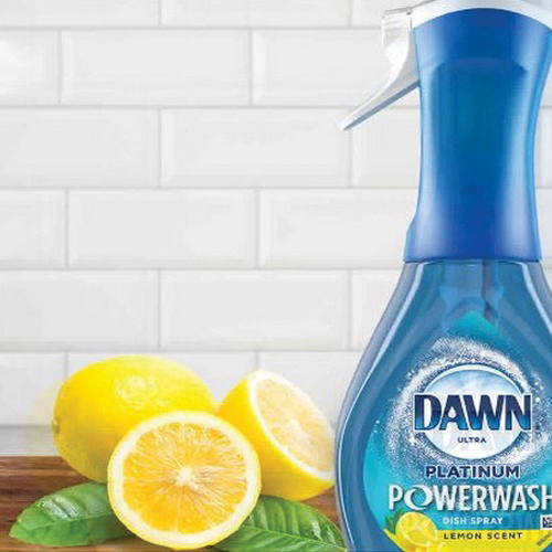 Dish Spray Refill, Dawn, Platinum Powerwash, 16 oz, Liquid, Lemon, Clear - 2