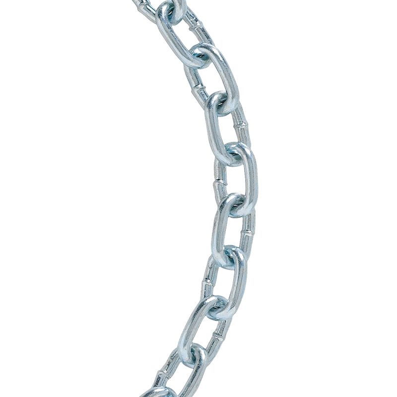 45928 Proof Coil Chain, 800 lb, 3/16 in Dia Wire, 10 ft L, 30 Grade, Low Carbon Steel